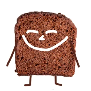 😄 emoji Black Bread Telegram sticker 18 of 46