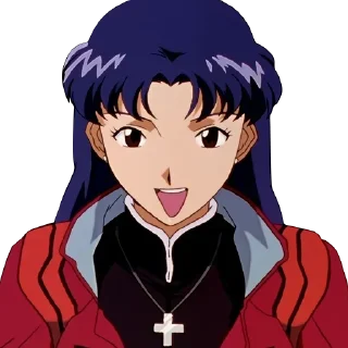 👅 emoji Мисато Telegram sticker 11 of 120