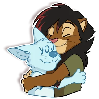 🧡 emoji Lion Jhon Telegram sticker 8 of 12