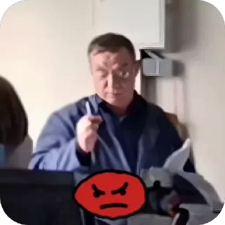 😠 emoji Бурда (сделайте популярным) Telegram sticker 19 of 46