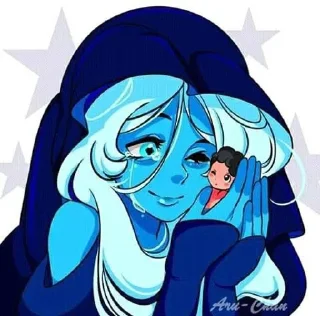 🌟 emoji 𝑩𝒍𝒖𝒆 𝑫𝒊𝒂𝒎𝒐𝒏𝒅💋𓂀 Telegram sticker 10 of 50