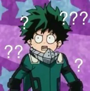 🌟 emoji izuku Telegram sticker 11 of 50