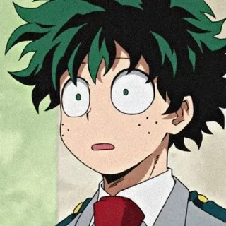 🌟 emoji izuku Telegram sticker 15 of 50