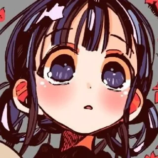 😟 emoji Aoi Akane by @stickerhut Telegram sticker 14 of 60