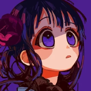 😶 emoji Aoi Akane by @stickerhut Telegram sticker 5 of 60