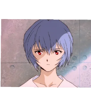 😄 emoji Ayanami Rei Telegram sticker 10 of 12