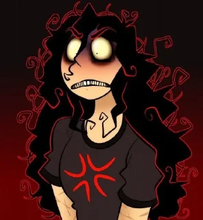 😠 emoji John Doe Telegram sticker 9 of 32