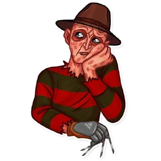 😙 emoji Freddys Nightmares @stickersb2b Telegram sticker 17 of 25