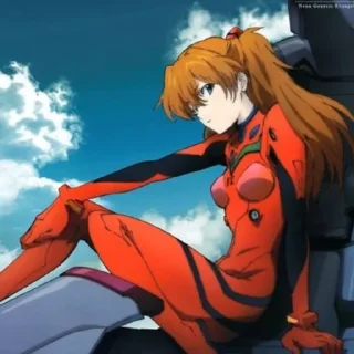 🤔 emoji asuka Telegram sticker 8 of 19