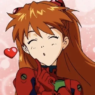 ❤️ emoji asuka Telegram sticker 16 of 19