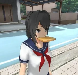 🙂 emoji Yandere simulator Telegram sticker 13 of 16