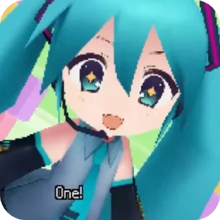 🥬 emoji ⊹.˙:Hatsune Miku Telegram sticker 19 of 40