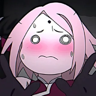 🌸 emoji Сакура Харуно Telegram sticker 1 of 45