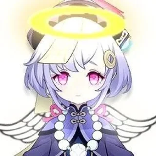 😇 emoji Qiqi<3 Telegram sticker 8 of 21
