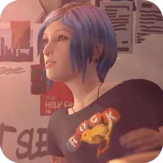 😊 emoji Chloe Price • @Earth928B Telegram sticker 16 of 50