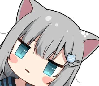 😐 emoji nachonekodayo :: @line_stickers Telegram sticker 20 of 32
