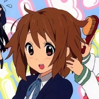 🌟 emoji Yui Hirasawa Telegram sticker 22 of 120
