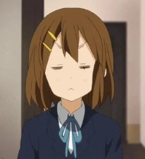 🌟 emoji Yui Hirasawa Telegram sticker 8 of 120