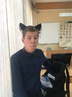 😺 emoji Наш любимый 8Б Telegram sticker 23 of 120