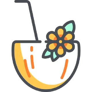 🍷 emoji Лето • @StickEmojiBook Telegram sticker 21 of 51