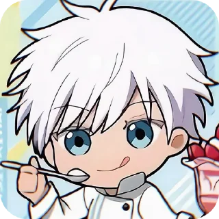 😋 emoji Gojo Satoru @stickmiw Telegram sticker 19 of 30