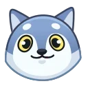 😉 emoji Awoo Emoji 🐺 @xkysluv Telegram sticker 7 of 40
