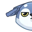 🫡 emoji Awoo Emoji 🐺 @xkysluv Telegram sticker 20 of 40