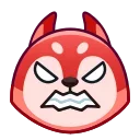 😡 emoji Awoo Emoji 🐺 @xkysluv Telegram sticker 17 of 40