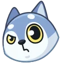 🤨 emoji Awoo Emoji 🐺 @xkysluv Telegram sticker 11 of 40