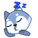 😴 emoji Awoo Emoji 🐺 @xkysluv Telegram sticker 24 of 40