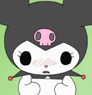 😦 emoji lesya-kuromi Telegram sticker 19 of 44