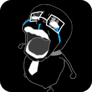 😭 emoji Нн какой-то. By @nonameinfinity Telegram sticker 21 of 43