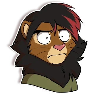 😐 emoji Lion Jhon Telegram sticker 7 of 12
