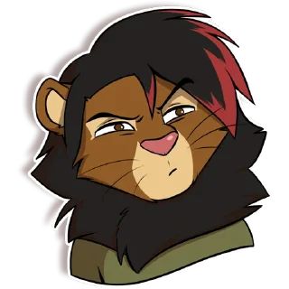 🤨 emoji Lion Jhon Telegram sticker 1 of 12