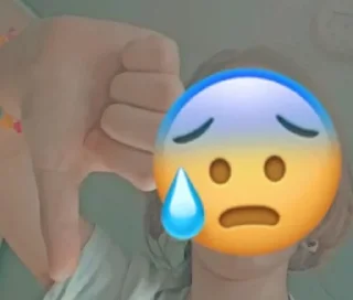 😰 emoji М-да, Трэш Telegram sticker 12 of 23