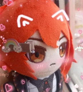 ❤️ emoji plush! mao. Telegram sticker 17 of 120