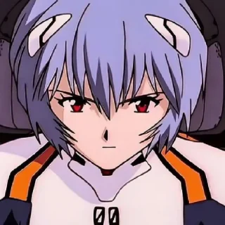 😠 emoji Rei Ayanami Telegram sticker 19 of 35