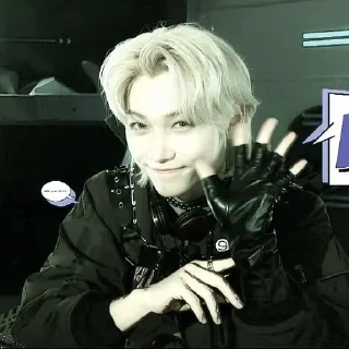 🖐 emoji Феликс- мой биас! Telegram sticker 9 of 42