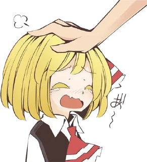 😢 emoji Headpats Telegram sticker 21 of 71