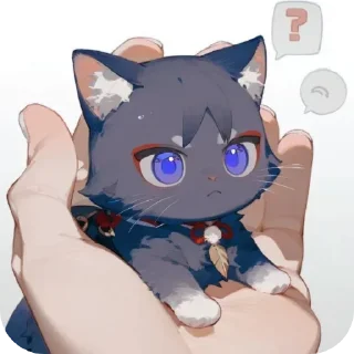 🐈‍⬛ emoji >Muddy sticker< Telegram sticker 16 of 34
