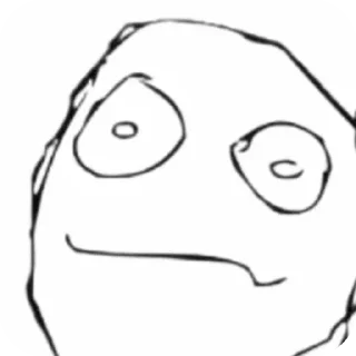 😕 emoji derp face/ уродское выражение Telegram sticker 21 of 26