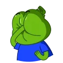 🤦‍♂️ emoji Mr. Greene • @joy_sticker Telegram sticker 11 of 27