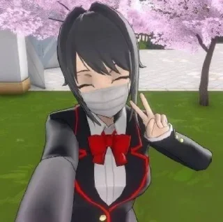 😊 emoji Yandere simulator Telegram sticker 11 of 16
