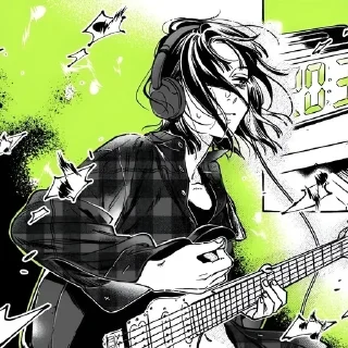 🎸 emoji ⋆☾🎸☾⋆ ² Mitsuki Koga @krikolvix Telegram sticker 24 of 120