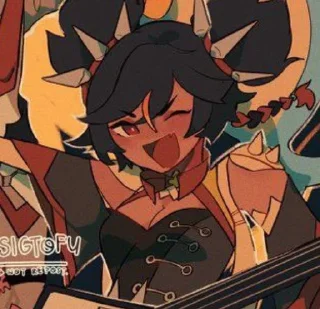 🔥 emoji 🎸░‧ꪎꪱꪀꪗꪋꪀ  ❭❭🔥 Telegram sticker 8 of 120