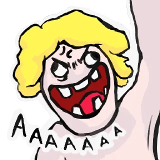 😡 emoji ПОЛМАТЕРИ ➜ @joy_sticker Telegram sticker 6 of 20