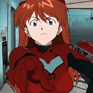 🔮 emoji Asuka Langley @SbornikStickers Telegram sticker 14 of 70