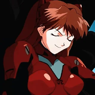 🔮 emoji Asuka Langley @SbornikStickers Telegram sticker 10 of 70