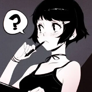 ❓ emoji Pathetic Telegram sticker 17 of 67