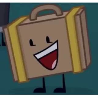 🧳 emoji Suitcase Inanimate Insanity Telegram sticker 24 of 35
